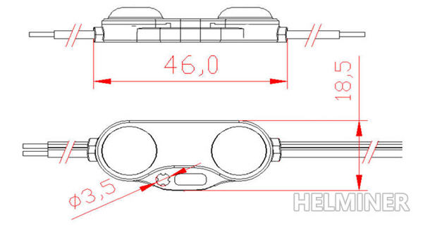 dimension 2835 led module lights , led sign lighting